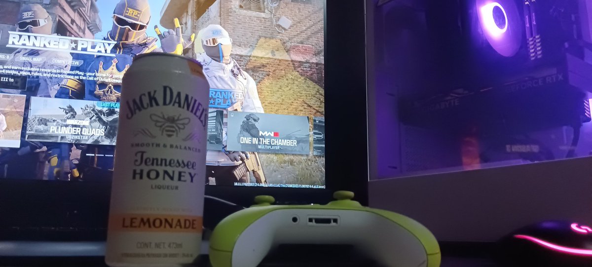 @JackDaniels_US  little night gaming after work