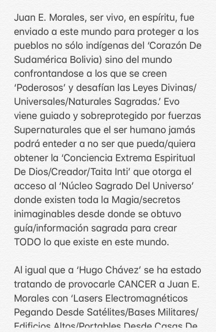 ixposeitnow's tweet photo. Declaración Jurada/Aviso Publico Mundial: 

Ref: Juan E. Morales (Evo Morales Hijo del Sol🌞) Mesías Indio Elegido No Por Logias Masones De La ‘Trinidad No Sagrada’: Roma, Ciudad De London, Y Washington DC, https://t.co/6nD13wNotS