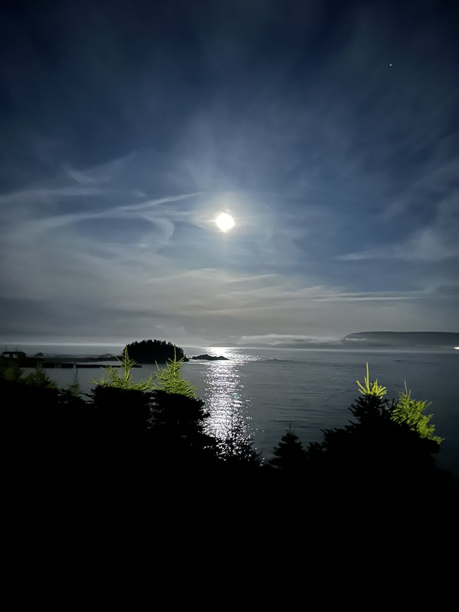 What a beautiful night in Ingonish, Cape Breton, Nova Scotia, Canada…