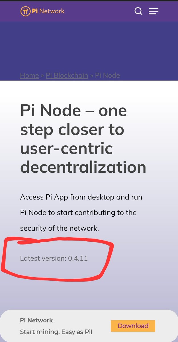 🔥 HOT HOT
GREAT UPDATE PI NODE FROM @PiCoreTeam 🚀🚀🚀
(The signal to open the network)

LATEST VERSION: 0.4.11 - ONE STEP CLOSER TO USER-CENTRIC DECENTRALIZATION 😎

✅ 'Selected Node and SuperNode applicants will be informed through the node interface on a rolling basis over…