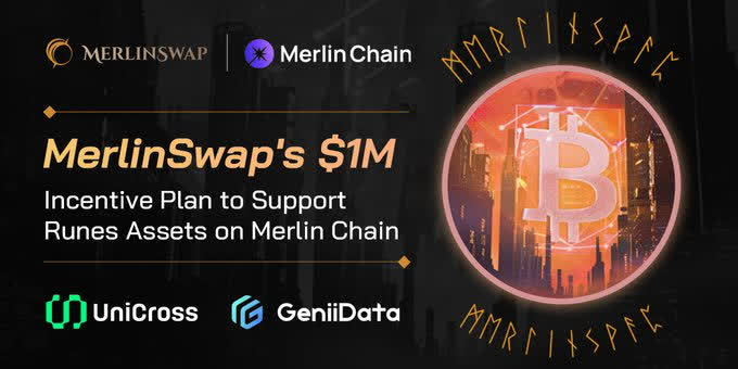 💰 News on Merlin Chain
USDC/USDT unstaking made easy! 

Claim your $merl-token at 
⚫️🧙‍♂️merlinchain.eu, wait for 24 hours, and bridge them in and out effortlessly. 

BTC/BRC-20/Ordinals NFT unstaking coming soon! 

#Airdrop #Crypto #Staking #merlinchain
