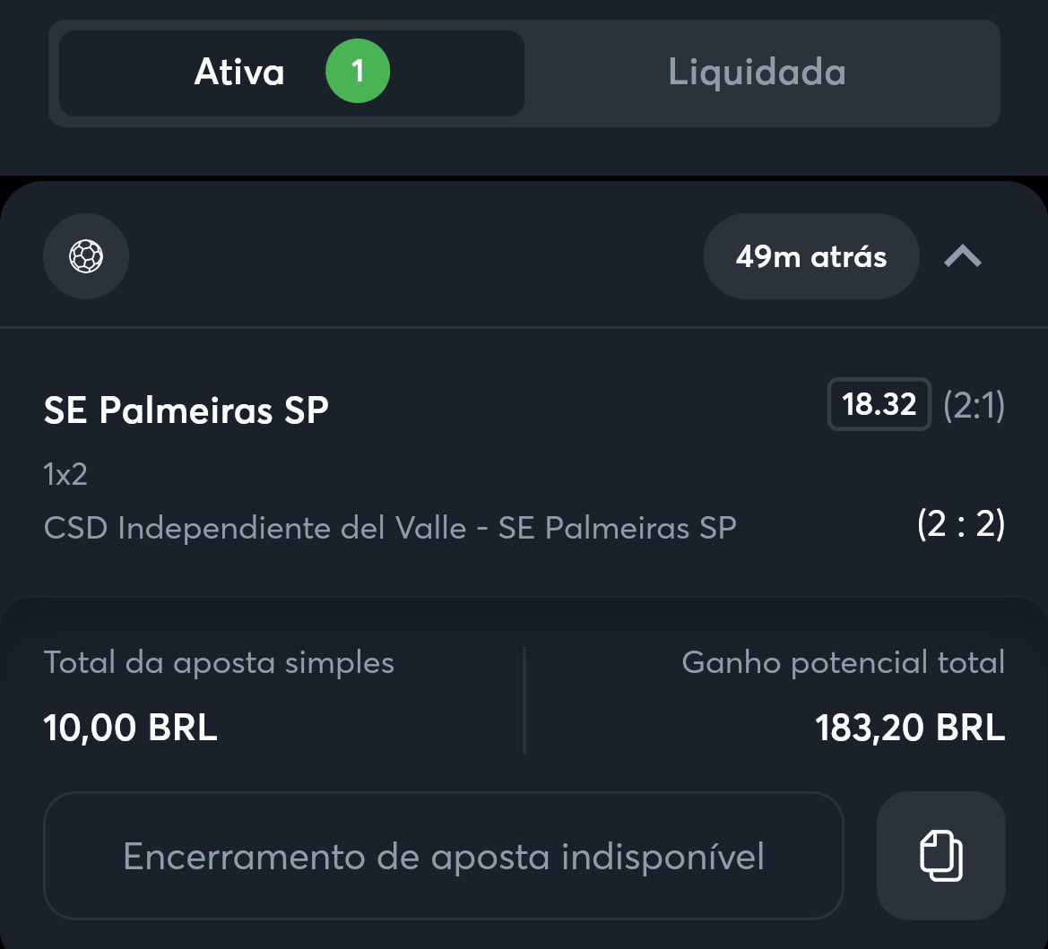 Simplesmente uma odd 18 pro Palmeiras virar Virou @sportsbetiobr faz o pix sportsbet.io/pt/sports?ref=…