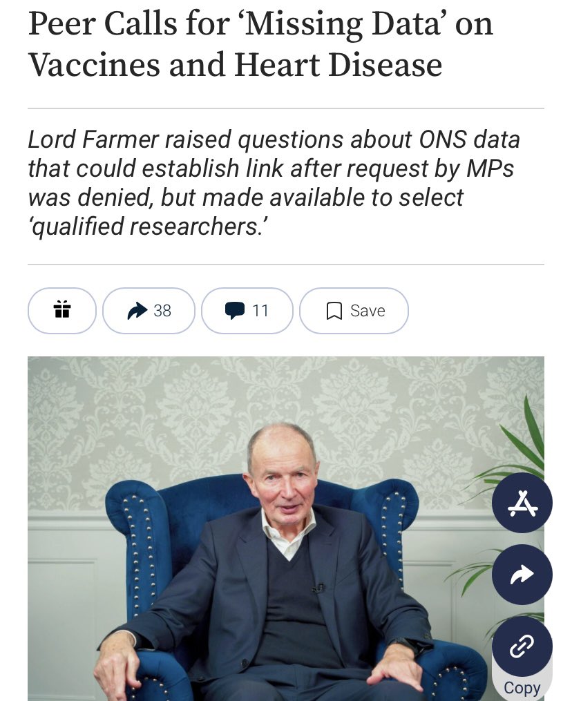 A member of the House of Lords has called on the government to provide missing data that could establish a link between the COVID-19 vaccines and the surge in heart conditions in younger people since their rollout.
Lord Farmer on Tuesday asked the government’s health minister in…