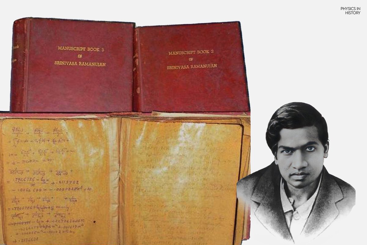 After Ramanujan's death, a 'lost notebook' was discovered, which