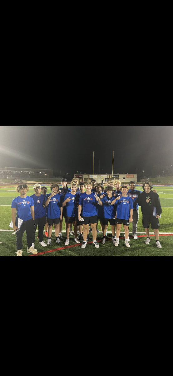 What a Night so proud of my guys for competing their butts off can't wait to team up with y'all 2nd place at the 7on7 tournament!
