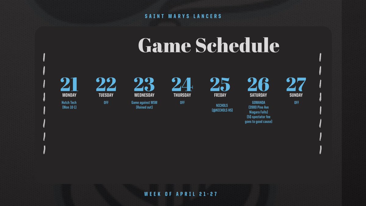 Saint Marys Varsity Baseball tweet media