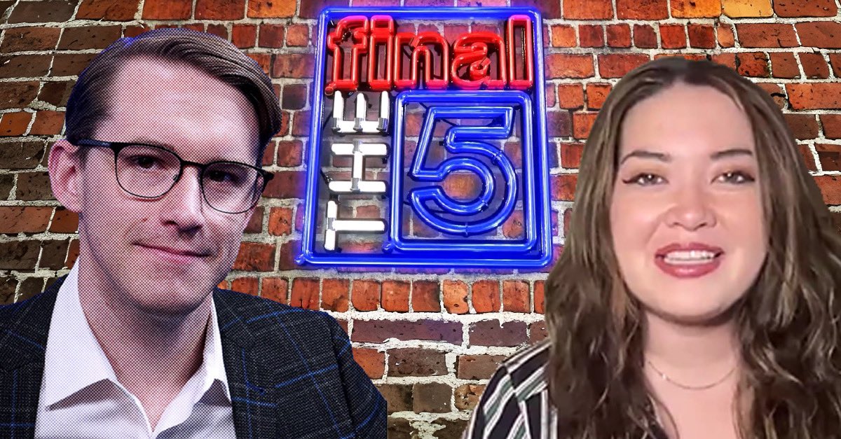 On #TheFinal5 at 11:30:

- POTUS signs $95b foreign aid bill. What’s next for Congress and Speaker Johnson? @MicaSoellnerDC from @PunchbowlNews joins me.

- TikTok is on the clock to divest. @StephenKentX from @ConsumerChoiceC weighs in.

11:30 on #FOX5DC and Fox Local.