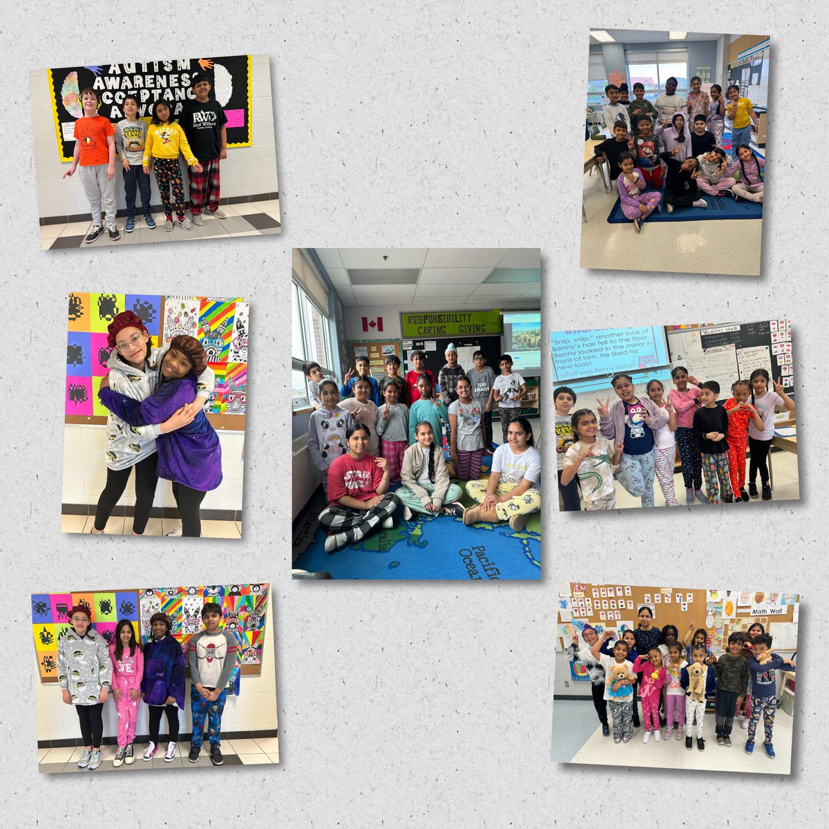 On Day 3 of our Autism Awareness Spirit Week, students and staff helped to “Put Bullying to Bed” with a school-wide Pyjama Day! @RedWillowPS @ZohrinM @PeelSchools @dogru_muteber #AutismAwarenessMonth #AutismAcceptance #SchoolSpirit