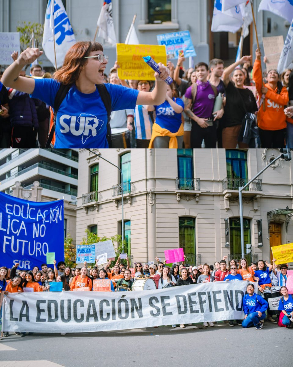CbaLibresdelSur's tweet photo. 23A | MARCHA FEDERAL UNIVERSITARIA 

La educación pública y de calidad se defiende. 
SIN EDUCACIÓN PÚBLICA, NO HAY FUTURO ✊

#EducacionPublica #Marchauniversitaria #SinEducacionNoHayFuturo #UniversidadPublica #LaEducacionSeDefiende https://t.co/OwBQTDBEd9