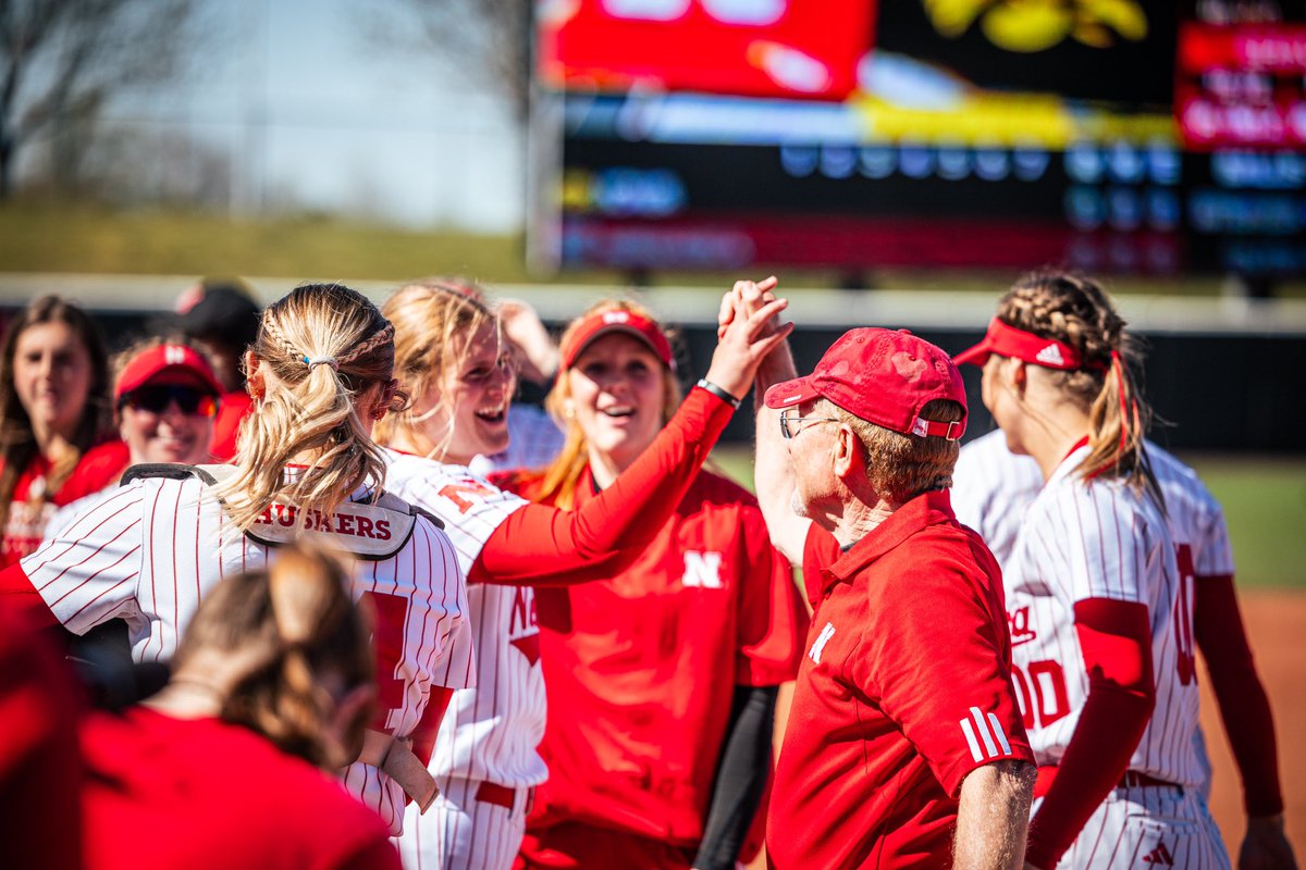 In honor of the PenPal program, my dad <a href="/john_tauriella/">John Tauriella</a> was asked to throw out the first pitch at the <a href="/HuskerSoftball/">Nebraska Softball</a> game yesterday. FWIW he’s 1-0 as starting pitcher…