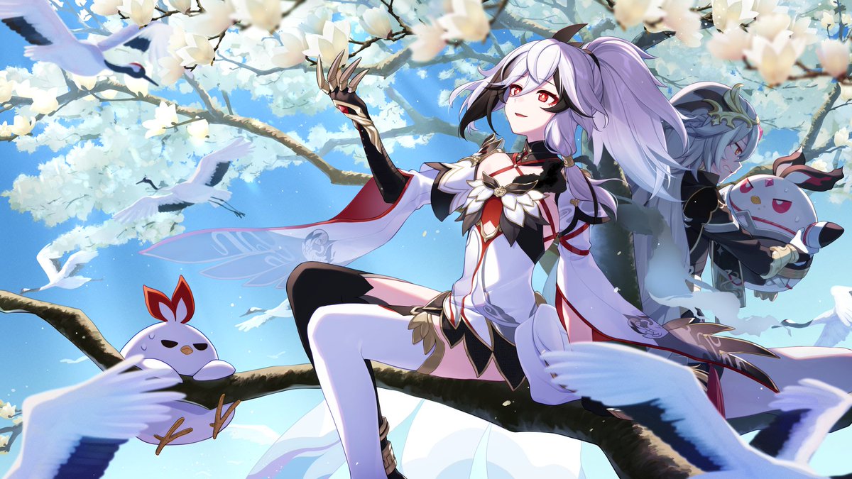 The days on Mount Taixuan are as peaceful as ever. The flowers are really blooming beautifully this year! Kudos to Captain @bukiiro for the amazing fanwork! #HonkaiImpact3rd