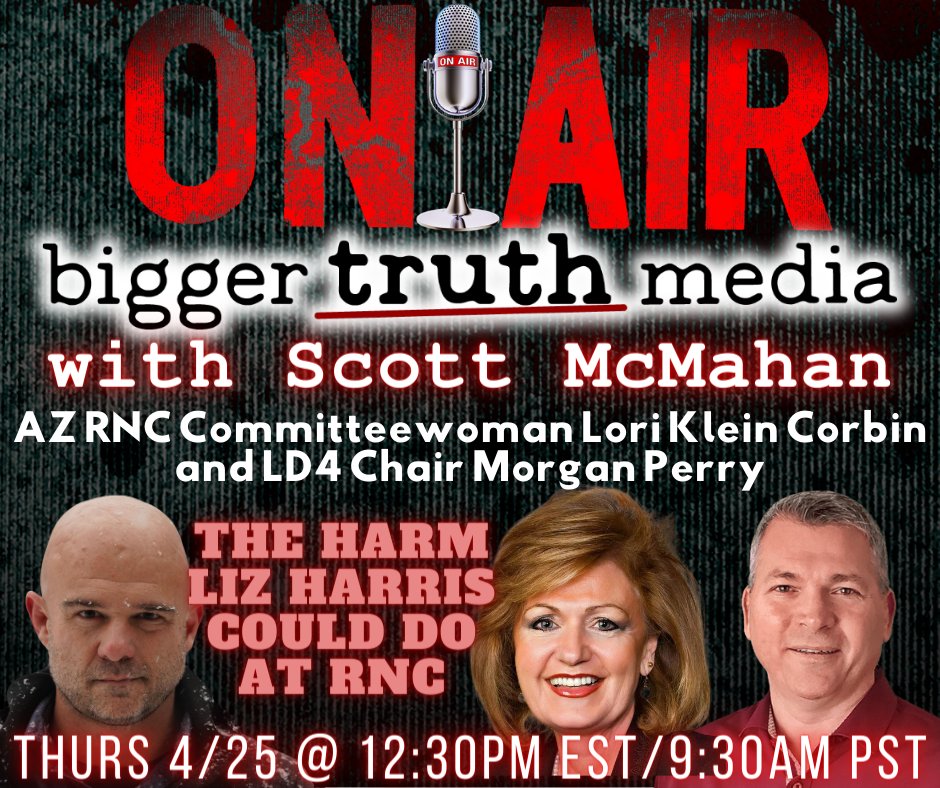 BiggerTruth's tweet image. On the penultimate eve of the #AZGOP state convention, this is an important last minute episode. 

Few people know what the role of RNC Committeewoman is. As someone who has filled that role successfully for Arizona and is not seeking re-election, Lori Klein Corbin is uniquely