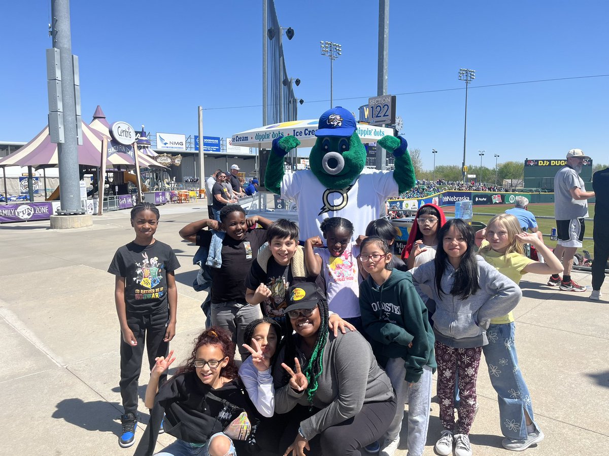 OPS_MountView's tweet image. Congratulations to our Mount View students that earned their way to an Omaha Storm Chasers game with  having 3 or less behavior referrals.  We are so proud of you!
