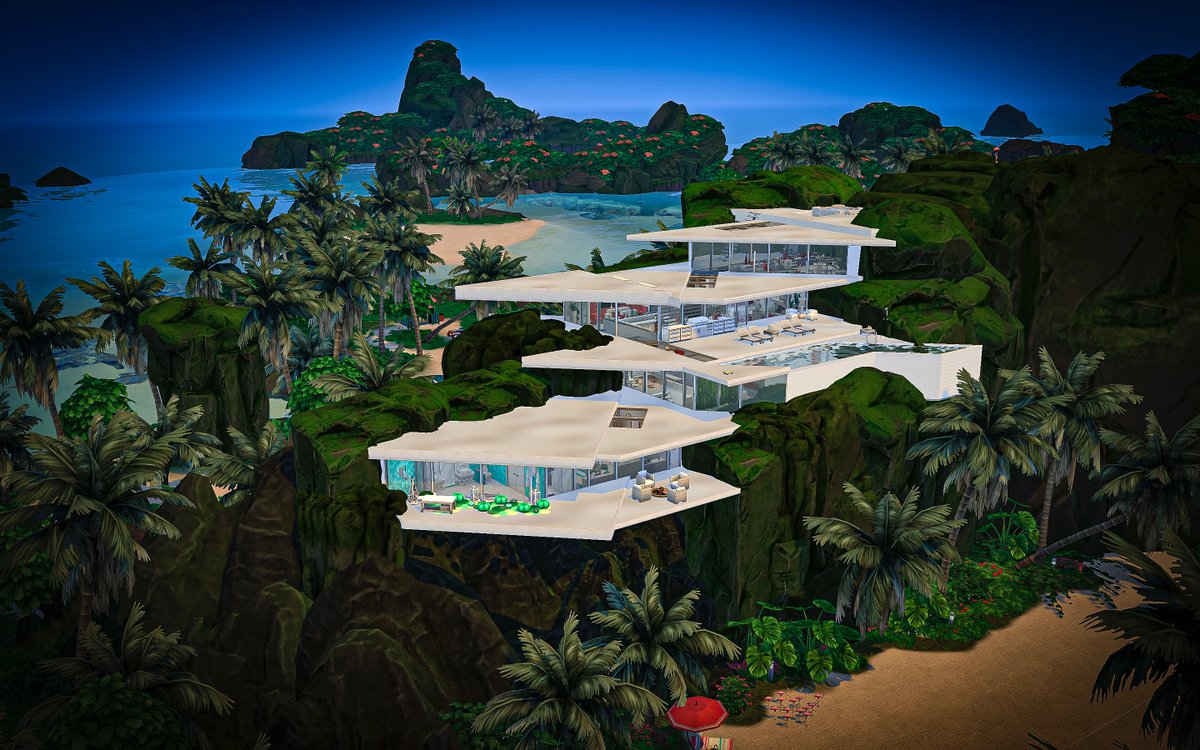 #TBT to my 61st build 'Tectonic' in Sulani. It is one of my favorites. #TheSims #TheSims4 #ShowUsYourBuilds @TheSims @TheSimmersSquad