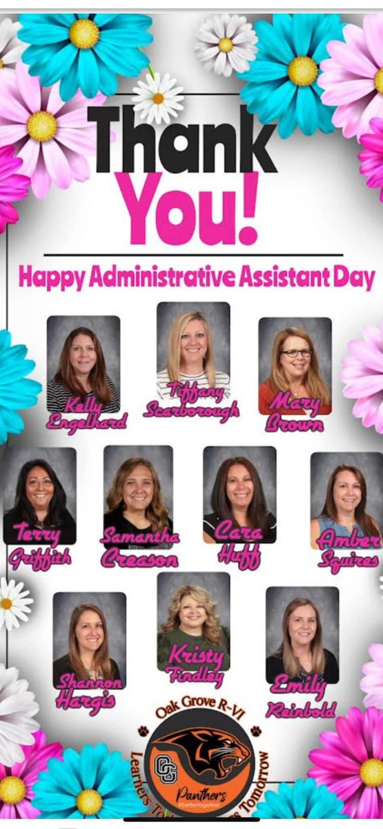 Blessed with a great staff!! #gopanthers