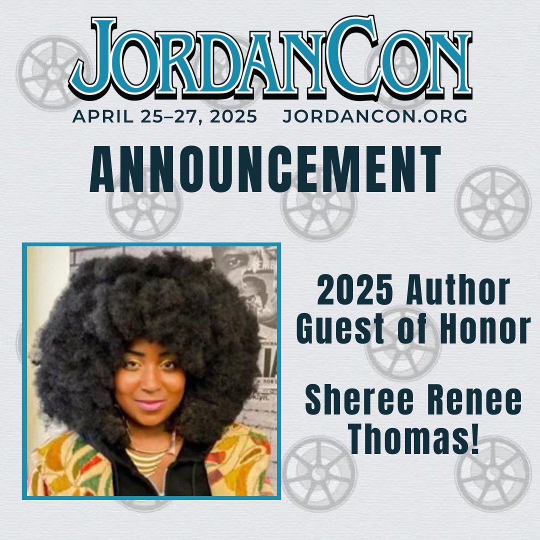 We’re so very pleased to announce that Sheree Renée Thomas is our Author Guest of Honor for #JordanCon2025!
Sheree is a NAACP Image Award Nominee and bestselling, award-winning editor, poet, and the author of three short fiction and multigenre collections.
jordancon.org/jordancon-gues…