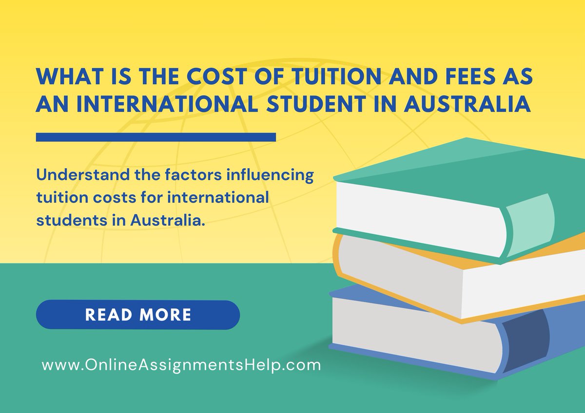 Curious about the cost of tuition and fees as an international student in Australia? Our latest blog post has all the answers you need! Check it out now. Read more: onlineassignmentshelp.com/blog/cost-of-t…