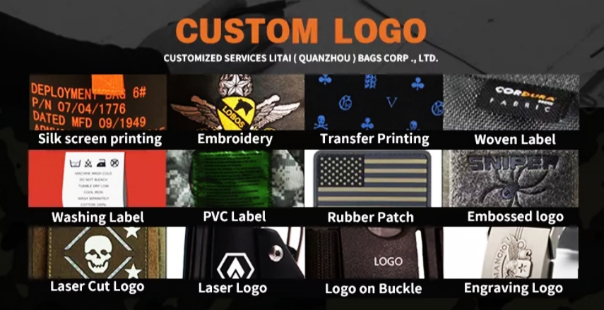 Create the perfect logo for your business. #tacticalgear #ODM #OEM #TacticalStyle #army #customize #logo #tacticalbackpack #badge