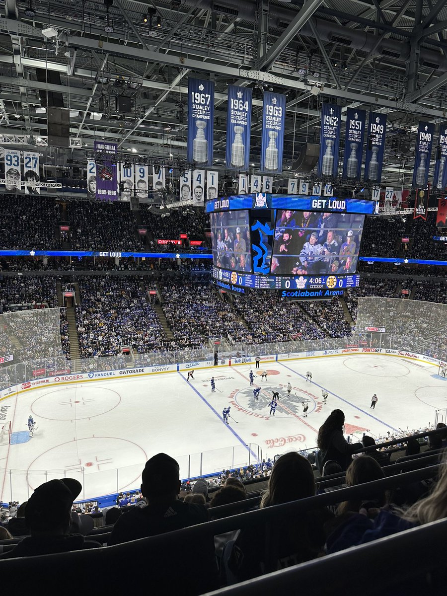mandmcgee's tweet photo. I spontaneously went to my first Leafs playoffs game tonight! https://t.co/Qonu5Z4X4S