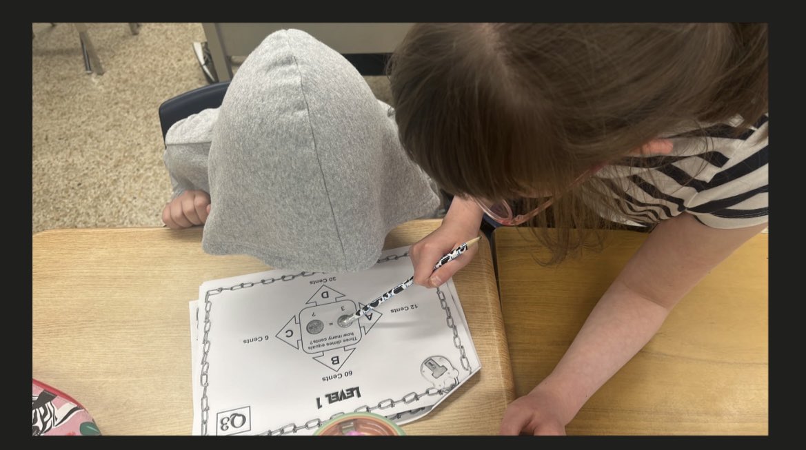 Today we used our knowledge of money to Escape our classroom for Recess! 🏃‍♀️ #grade3mathematicians #mathisfun <a href="/wps_wildcats/">WPS</a> <a href="/GEDSB/">Grand Erie District School Board</a>