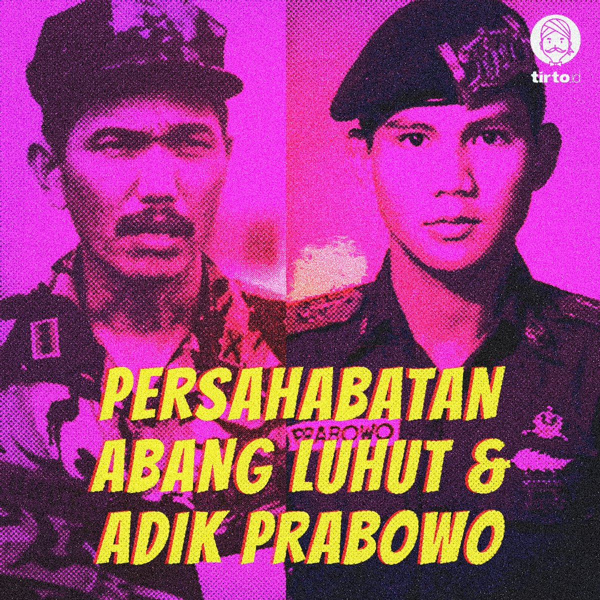 Sama-sama pernah bekarier di Kopassus.

Sama-sama pernah dikirim ke Timor Timur.

Dan disatukan dalam kabinet pemerintahan di bawah pimpinan Presiden Joko Widodo.

Inilah hubungan "persahabatan" menarik antara Luhut Binsar Panjaitan &amp; Prabowo Subianto.

#UtasMILD #ciye