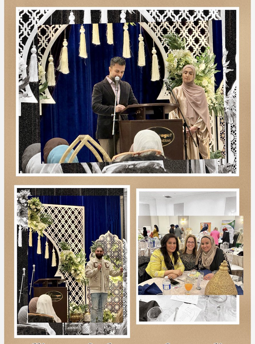 What a wonderful evening of celebration and community at the Alliance of Educators for Muslim Students @AEMSyr Eid Dinner Event! Special mention to all presenters, our @YRDSB students’ spoken word poets and @LifeAsWali for sharing your story❤️ @yrdsbinclusion
