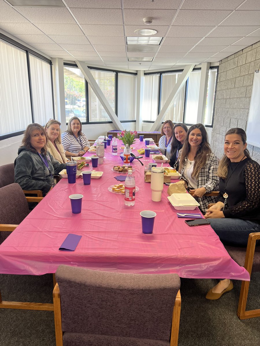 Happy Administrative Assistant Day to our wonderful assistants ✨Ashley Janicki✨ Holly Grupe✨Britta McKesson✨ You all keep this school running! We appreciate you so much 💜 🤣🤗🫶🌞🍽️#ProudToBeCUSD #KindnessMatters #CUSDLearns