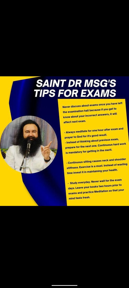 Every student want success in his life. To ease the dream of achieving highest grades, Saint Dr MSG Insan shares study tips & tricks. By following these thousands of students are able maintain focus.
#BestStudyTips