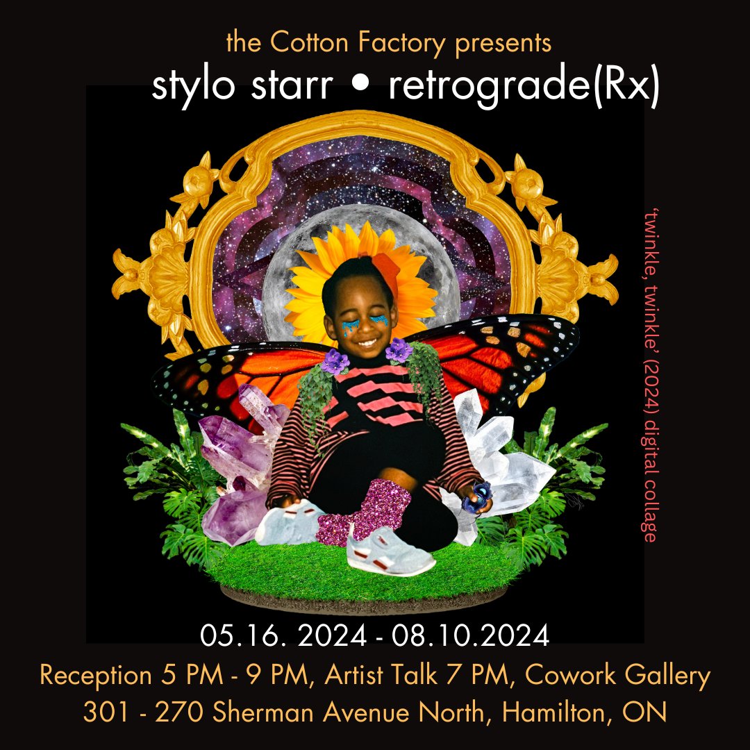 Save the date - May 16th and join us for an exceptional evening of art &amp; conversation. <a href="/cottonfactory/">allen adem</a> <a href="/mouthfullOstars/">stylo thee starr</a> <a href="/CBCArts/">CBC Arts</a> <a href="/CBCHamilton/">CBC Hamilton</a> <a href="/hamiltonchamber/">Hamilton Chamber of Commerce</a> <a href="/HamiltonMag/">Hamilton Magazine</a> #artist #hamiltonON #coworkgallery
