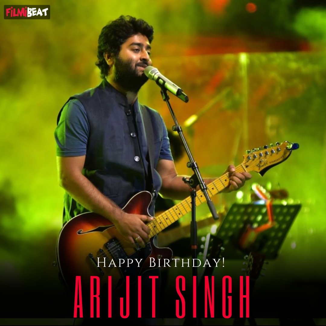 Happy Birthday, Arijit Singh 🎉 
Your soulful voice has touched millions of hearts and continues to inspire us. Thank you for blessing us with your incredible talent and unforgettable melodies.🎶🎂 
@arijitsingh
#HappyBirthdayArijit #MusicLegend