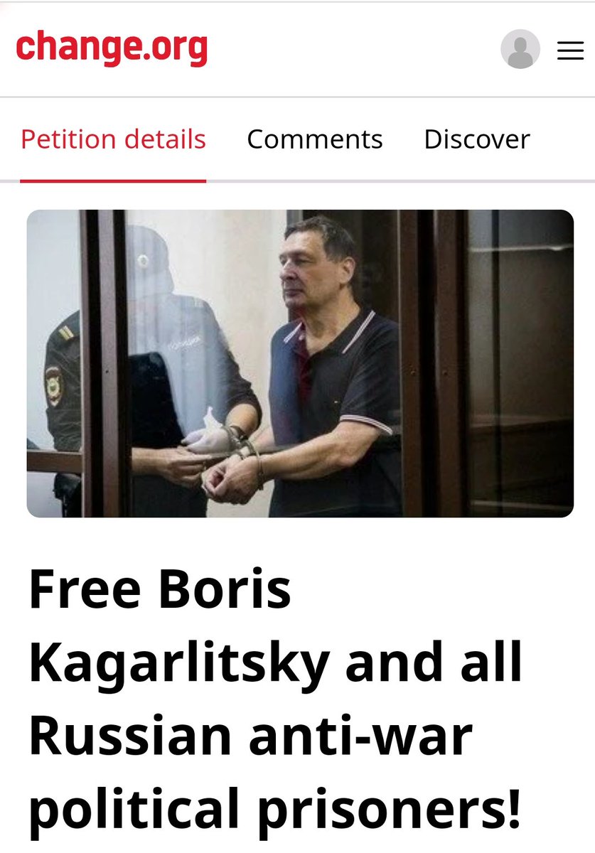 Free Boris Kagarlitsky and all Russian anti-war political prisoners! - Sign the Petition! chng.it/tDpZCbkDw2