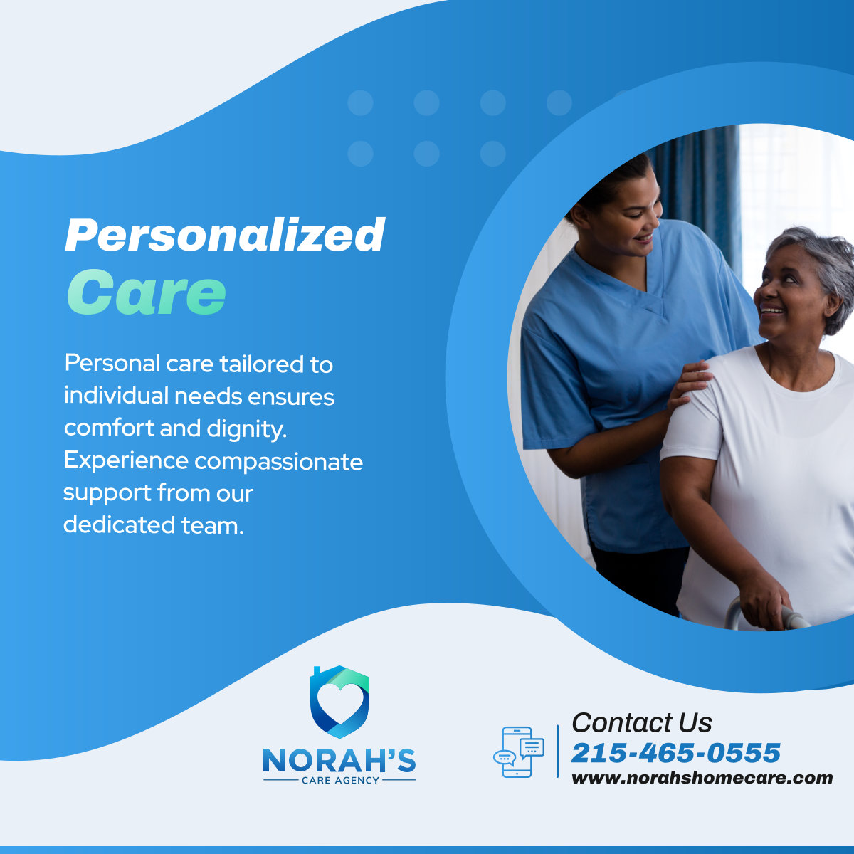 Experience compassionate support with personalized care tailored to individual needs. Comfort and dignity are our top priorities. Reach out to us now! 

#PersonalCare #PhiladelphiaPA #HomeCare