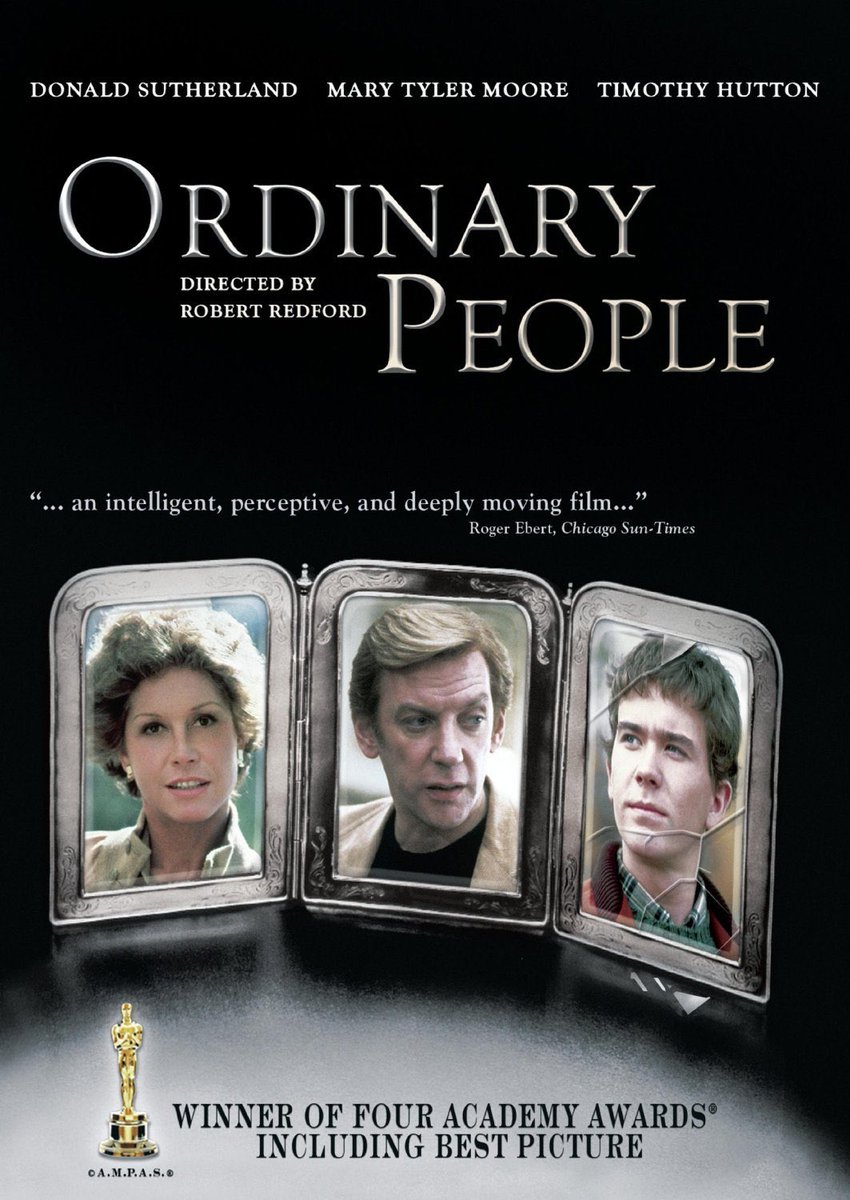 #movie #vintage #classic
#ordinarypeople  Ordinary People directed by Robert Redford. Excellent take on emotions and turmoil after a loss within the family. We feel with Timothy and Sutherland. Must see! 
Rating 3.5/5.