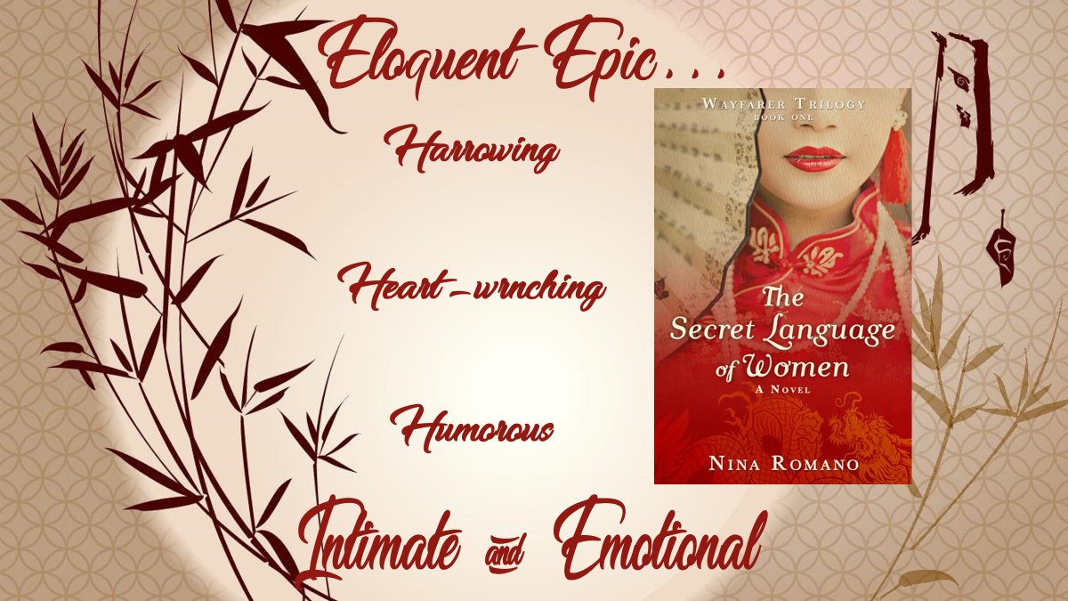 #RT @ninsthewriter The Secret Language of Women (Wayfarer Trilogy) “An Extraordinary Novel of Love and Self-forgiveness. Amazing!” #asmsg #bookshelf #AuthorUproar #HistoricalRomance #bookstoread amzn.to/2MQZpNC