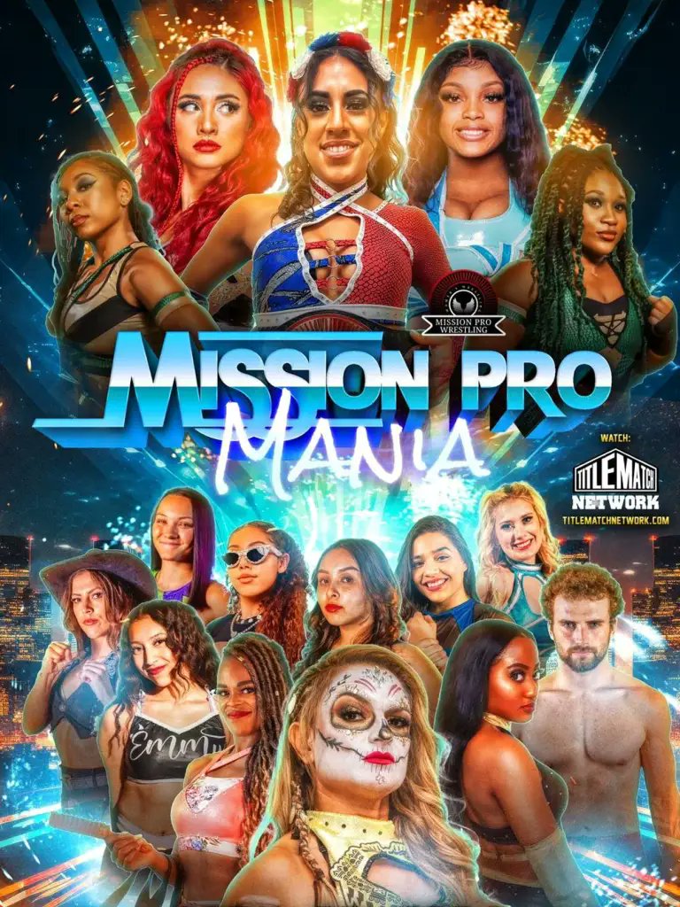 ⬆️

#MissionPro #Wrestling (#MPW) presents Mission Pro Mania on #TitleMatchNetwork (subscription required): titlematchnetwork.com/title/mission-…

⬇️