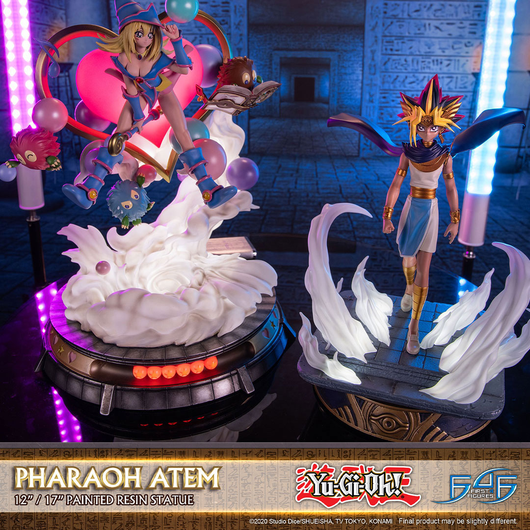 ATEM PRE-ORDERS NOW OPEN! Presenting Dark Magician Girl and Atem from our Yu-Gi-Oh! line! Do they fit your shelf? Take advantage of our EARLY BIRD OFFER by placing your orders before 27th May 2024! first4figures.com/groups/yu-gi-o… #YuGiOh #PharaohAtem #Atem #Konami @Yugioh @konami