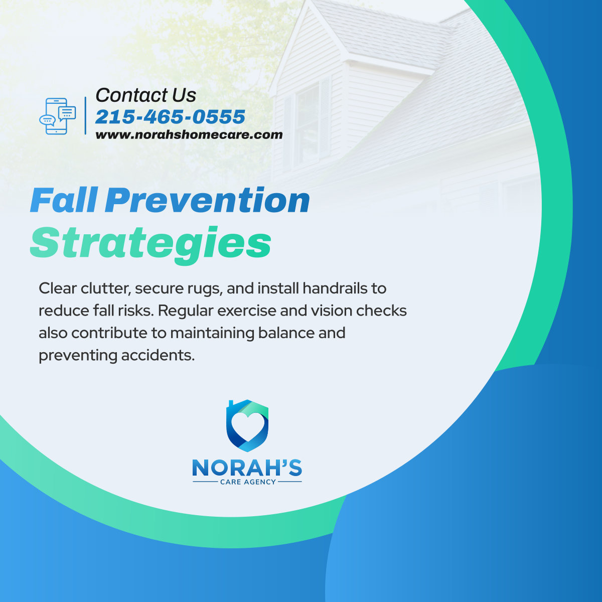 Falls can be a major concern for older adults. Implementing these strategies can help prevent accidents and promote safety at home. 

#PhiladelphiaPA #HomeCare #FallPrevention