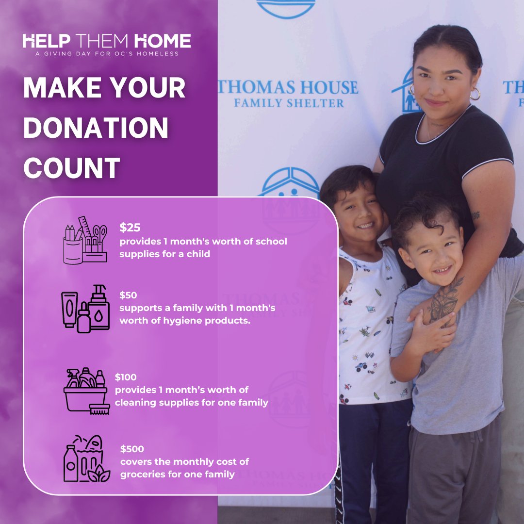 🌟 Every donation counts! 🌟 Help make a difference in the lives of our families by contributing to Help Them Home Giving Day. No donation is too small. Every dollar helps us continue supporting our families on their journey to stability and success 🏡💖 ​ ​ #THFS