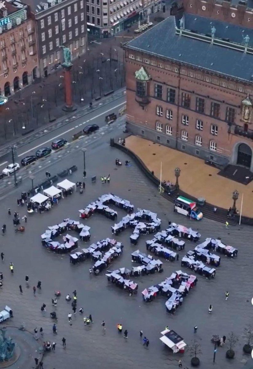 🇩🇰 Copenhague apoya a Palestina 🇵🇸❤️ ¡El mundo entero lo hace! ¡Ninguna censura fascista cambiará eso!