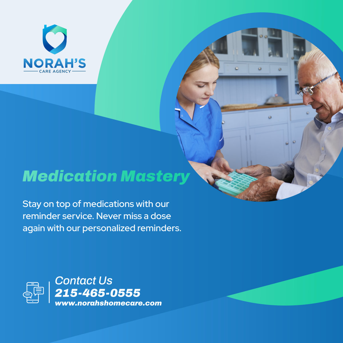 Stay on top of medications effortlessly with our reminder service. Never miss a dose again. Contact us now! 

#MedicationReminder #PhiladelphiaPA #HomeCare