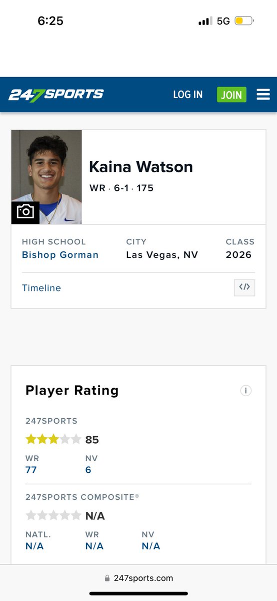 Grateful !!! 🤙 @BlairAngulo @BrandonHuffman @247Sports @BishopGormanFB