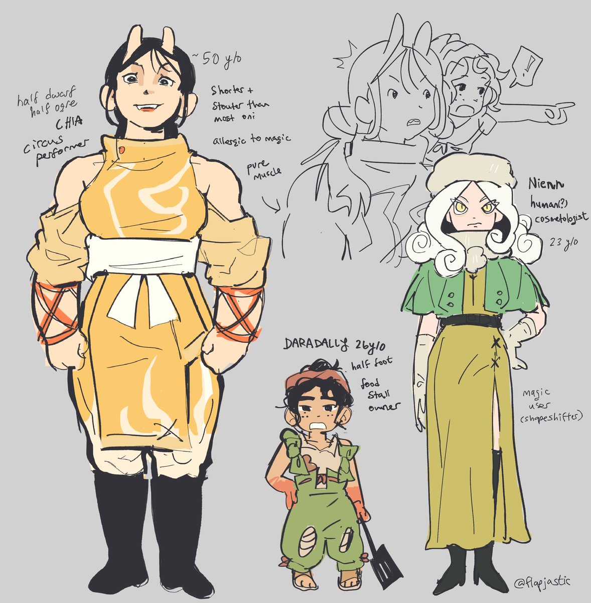 dungeon meshi ocs…