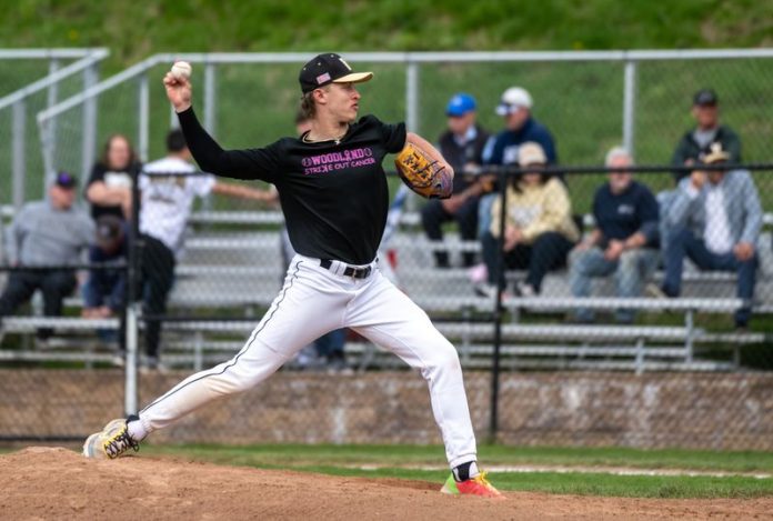 RAkevinroberts's tweet photo. What I wrote about today's #NVL Copper Division #ctbase showdown between @WRHSHawkBase and @EaglesWolcott. Hawks got a monster game from @EStepputtis (CG on mound, 4-4 with GW RBI at plate) and are 11-0. Teams meet again Saturday at 11 a.m. in Wolcott https://t.co/El479rd2DP https://t.co/ieS6wIZhER