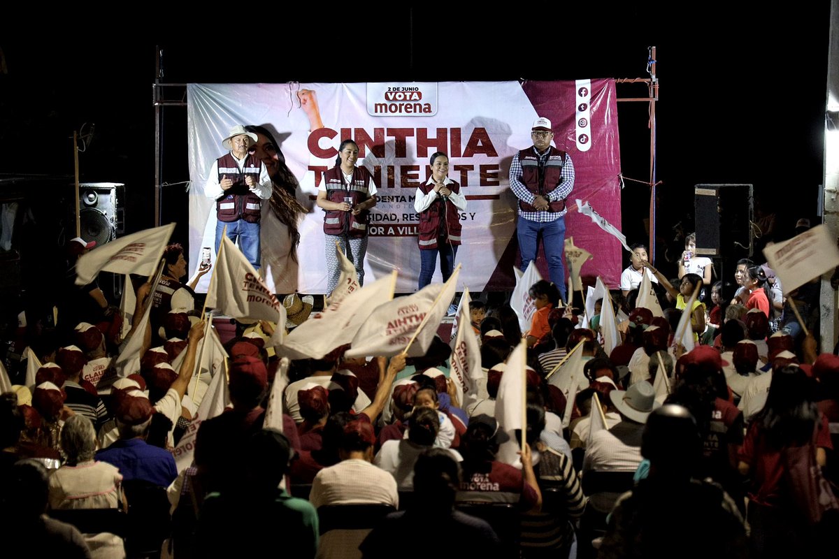 ¡Mi corazón 🫶 se quedó en Santa Rosa de Lima!

Estoy profundamente agradecida por el cálido recibimiento que me brindaron, me hicieron sentir como en casa. Mil gracias por tanto apoyo.

¡Amor con amor se paga!
#AmorAVillagrán 🫶 #2DeJunio #VotaMorena