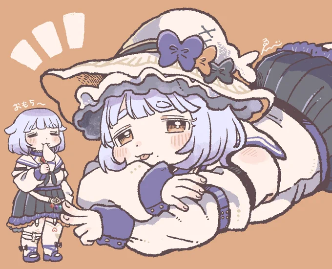 もちもちしたおんなのこ描きますよろしくお願いします〜〜! 