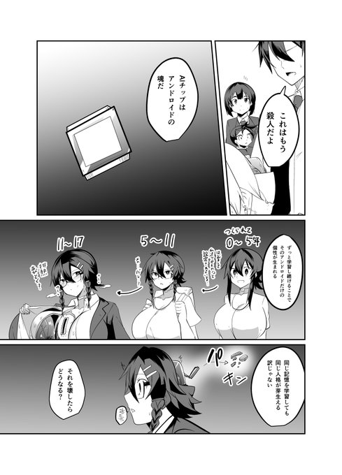 今週の篠崎さん、連載で書けなかったページを追加しました 