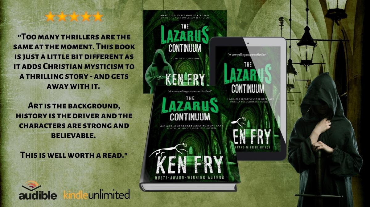 17 years after The Lazarus Succession... A NEW ARTIST IS BEING SUMMONED AND FORCES ARE BRINGING THE PLAYERS TOGETHER TO PROTECT AN UNBROKEN LEGACY 👉 getbook.at/thelazaruscont… #FREE #Kindleunlimited #amreading #mystery #suspense #thriller #mysticism #action #kindlebooks #mustread