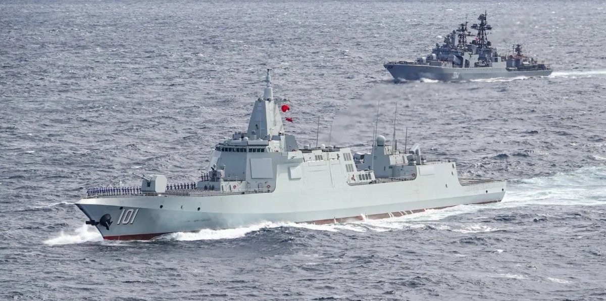 Given that except the Burke, no other ship comes close, and #ChineseNavy's massive buildup will allow ships not needed in the region to be deployed into the #IOR. Remember, this vessel carries 112 strike length VLS, all cells can have AShM, SAM or future BM, CM, or multi-pack SAM