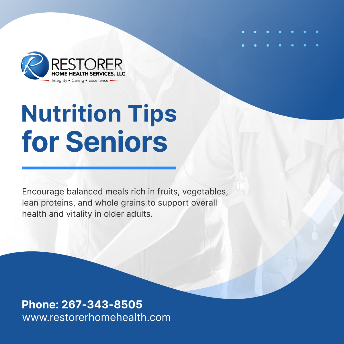 Good nutrition is key to staying healthy as we age. Learn simple ways to ensure your loved ones are getting the nutrients they need. 

#NutritionTips #PhiladelphiaPA #HomeHealthcare