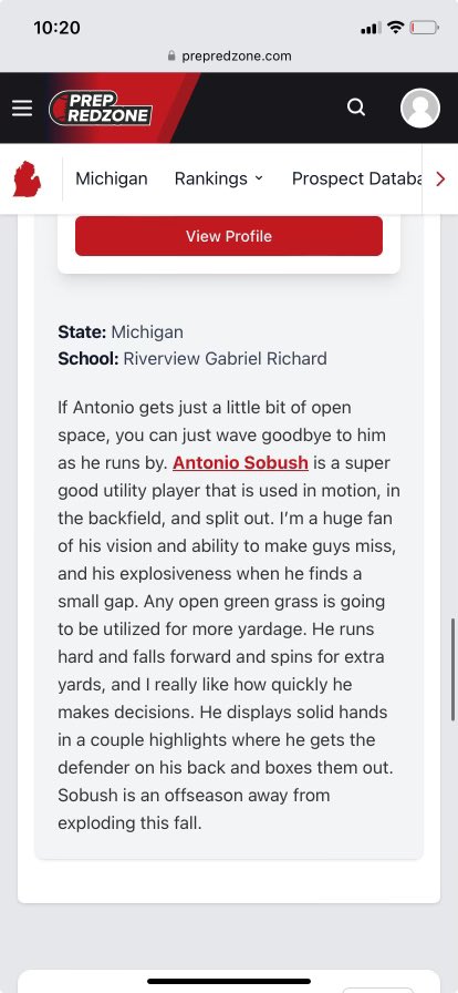 Thank you @PrepRedzoneMI for another article!! @PrepRedzone @MichFBFrenzy @MIexposure @MIHSFBALLPICKEM @MIPrepZone @TheD_Zone @NewsHeraldMI @statechampsmich